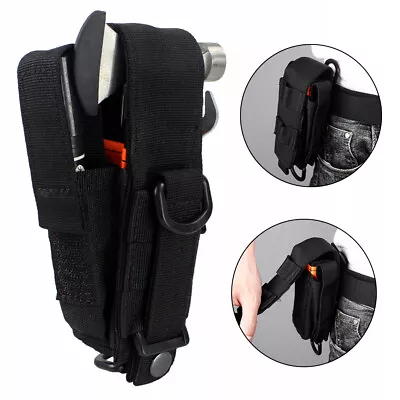 Tactical Belt Tools Pouch Accessories Multitool Sheath For Knife/Pen/Flashlight • $12.99