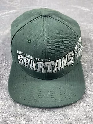 Nike Michigan State Spartans Snap Back Cap Hat Green Adjustable OSFM • $13
