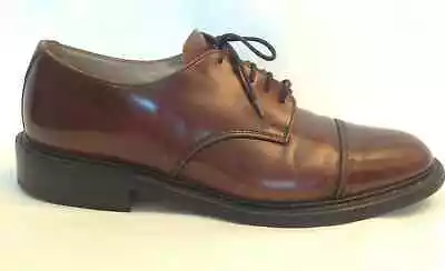 J. Crew Men's Walnut Brown Cap Toe Oxford Dress Shoes Men's US Size 8.5  • $35