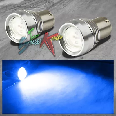 1157 3w Cree Q5 Blue Concave Lens 12v Turning/stop/break/tail Led Light Bulbs • $25.38