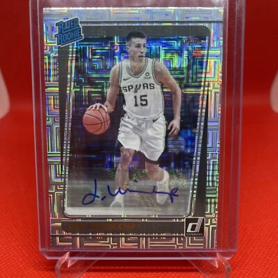 $20 • Buy 2021-22 Joe Wieskamp Auto Panini Donruss Rated Rookie Rc #230 Infinite Autograph