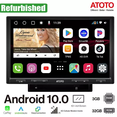 ATOTO S8 Pro 10in 2DIN Android Car Stereo-3G+32G Wireless CarPlay & Android Auto • $302.68