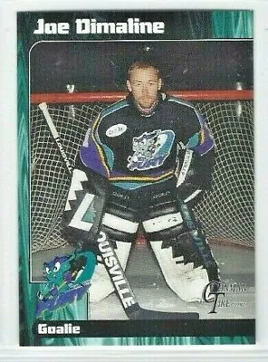 1998-99 Muskegon Fury (UHL) Joe Dimaline (goalie) • $2