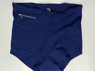 Vintage Heinzelmann Slip 1930's Swim Trunks  Wool Knit Badehose Small / 28-30 • $249.99