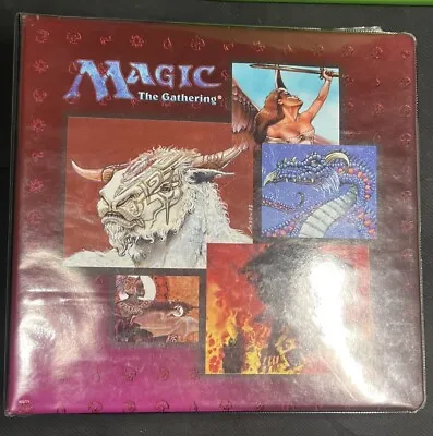 Magic The Gathering - 4th Edition 3 Ring Binder - • $50