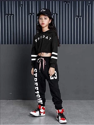 £19.99 • Buy LOLANTA Girls Hip Hop Clothes Set,Sporty Tracksuit Street Dance Outfit 11-12YRS