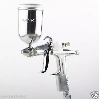 Mini 0.5mm HVLP Paint Spraying Gravity Air Feed Spray Gun Air Brush W/ 125ml CUP • $24.98