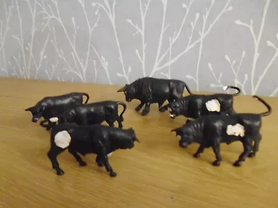 £2.99 • Buy Plastic Toy Farm Animals Black Cows