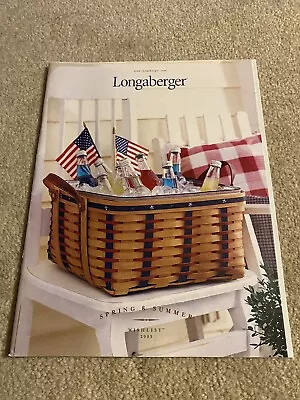 Longaberger 2003 Spring  Summer Wish List Collector & Magazine Catalog Stamped • $5