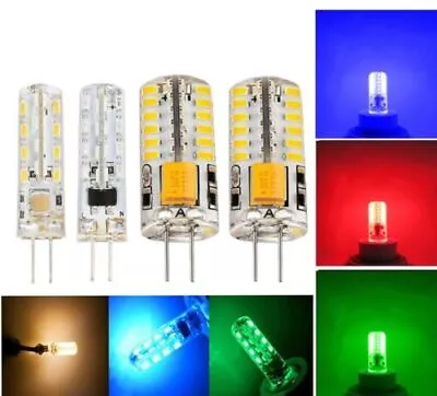 G4 2W/4W Red/Green/Blue/White Capsule Bulbs Light 12V Decorative Xmas Lamp SMD • $3.39