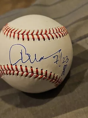 Arturo Arte Moreno Signed Baseball Autographed Ball Romlb Auto Mlb Angels Owner • $72