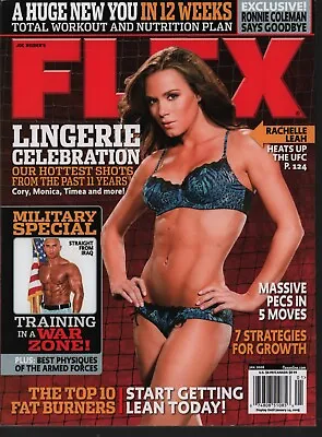 Flex Magazine 01/2008 Rachelle Leah Alexandra Beres Elaine Goodlad Monica Brant • $39.99