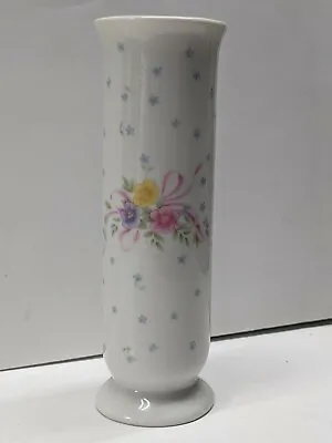 FTD Vintage 1993 Hand Painted Ribbons & Flowers Vase Made In Japan • $5.35