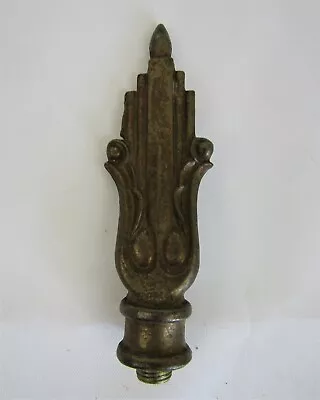 $35 • Buy Vintage Cast Iron Art Deco Lamp Light Finial Empire State Building
