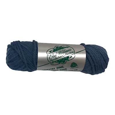 Elsa Williams Needlepoint Yarn Wool 40 Yard Skein #512 26 Blue Made In USA • $4.99