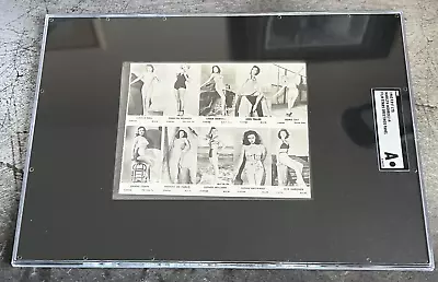 1960 FPF LTD Marilyn Monroe & 9 Others Film Stars Greetings Panel SGC Authentic • $339.99