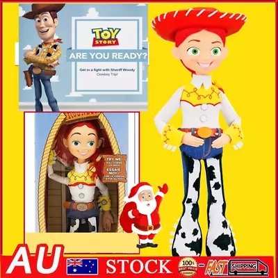 16  Toy Story Woodys Roundup Talking Woody The Sheriff  Action Figure Doll • $49.96