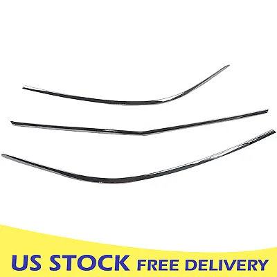 1 Set Of Chrome Front Lower Bumper Trim Strip Outer Molding For Mercedes-Benz • $45.95