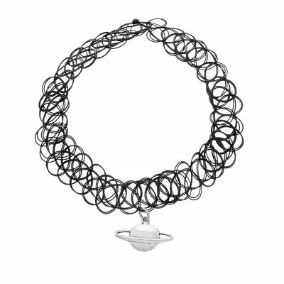 £2.95 • Buy Saturn Stretch Choker Necklace Boho Fashion Jewellery Bohemian Beach Gift A072