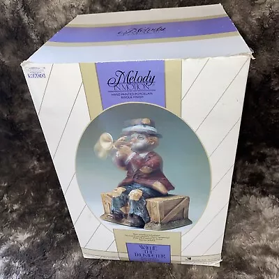 Melody In Motion Willie The Trumpeter Porcelain Statue Figure • $20