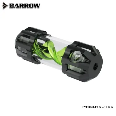 Barrow T-VIRUS Aluminum + Acrylic Double Helix Reservoir 155mm CMYKL-155 Green • $49.99