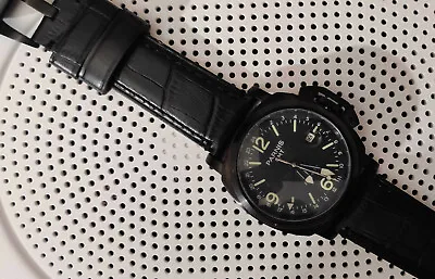 $140 • Buy Parnis 860409 Watch 44mm Black PVD