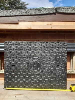 £135 • Buy Cast Iron Manhole Cover, Refurbished, Derusted And Painted