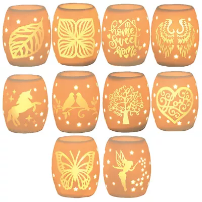 Electric Wax Melt Oil Burner Scented Fragrance Aroma Warmer Ceramic Lamp • £9.37