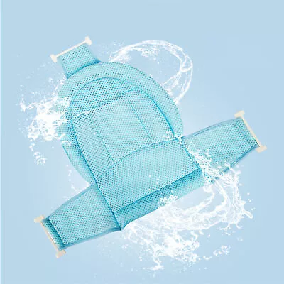 Newborn Bathing Mat Slip Proof Baby Bath Support For Bathroom LSO • £12.21