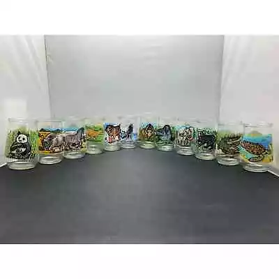 Welch’s Jelly Jars Endangered Species Vintage Set Of 12 Glasses #'s 1-12  • $59.99