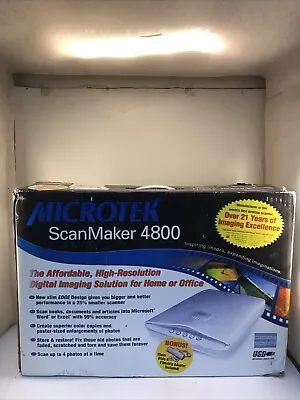 Microtek ScanMaker 4850 Flatbed - Open Box • $79.99