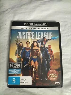 $15 • Buy Justice League | Blu-ray + UHD (Blu-ray, 2017)