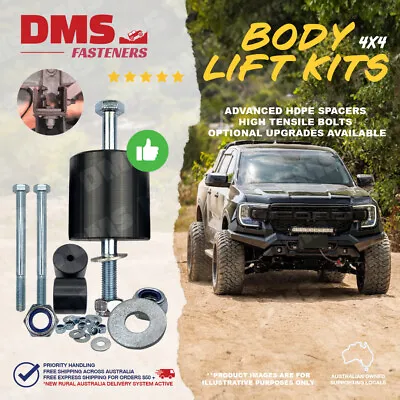 1  (25MM) Body Lift Kit For Rodeo RA (2003-2008) Dual Cab [LIFTS CAB+TUB/TRAY] • $240.70