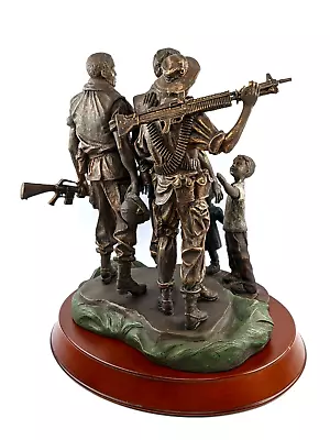 FRANKLIN MINT Forever Heroes Vietnam Veterans Sculpture Statue NIB Art B11F160 • $425