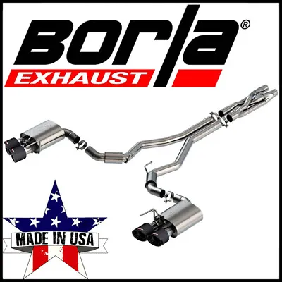 Borla 3  Cat-Back Exhaust System Fit 2020-2022 Ford Mustang Shelby GT500 5.2L V8 • $3127.95