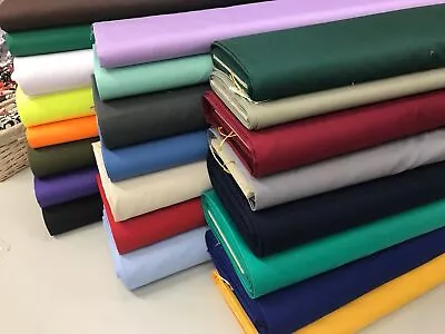 PREMIUM QUALITY Cotton Drill Fabric 150cm Wide  Twill Extra Thick Material 50cm • £45