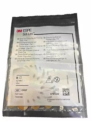 3M ESPE 2382F Sof-Lex XT Contouring & Polishing Pop-On Discs 1/2  Fine 85/bag • $60