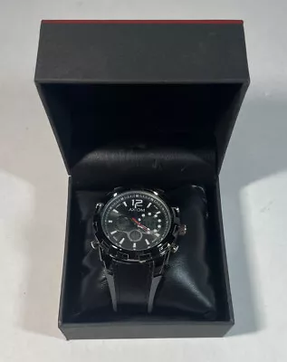 New AXIOM Large Black 3 Dial Chronograph Watch In Box - Brand New • $59.99