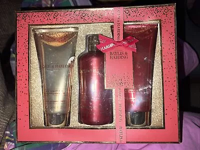 BAYLIS & HARDING England Midnight Fig & Pomegranate Body Wash Lotion Christmas • $34