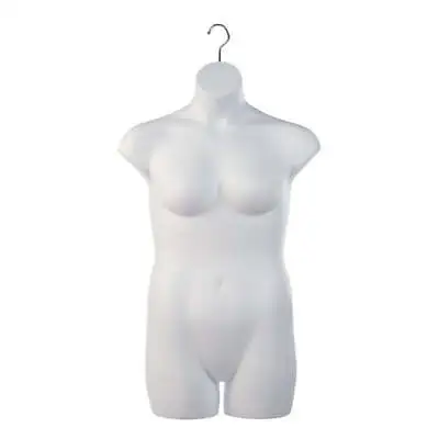 Ladies Plus Size Hanging Torso Form (White) • $37.86