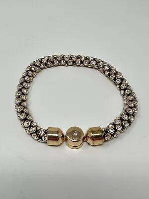 Michael Kors Rose Gold Park Avenue Mesh Set Crystal Bracelet • $99.99