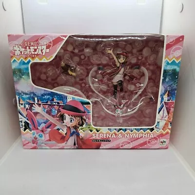 MegaHouse G.E.M. Series Pokemon Serena & Sylveon Figure Japan With Corolla Eevee • $342.45