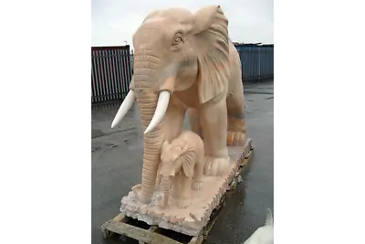 £13000 • Buy Giant Marble Elephant Statue Stone Elephant Garden Ornament Statue 1071