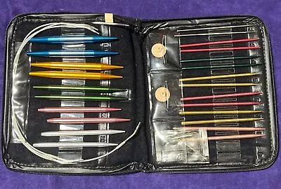 Vintage Boye Needlemaster Interchangeable Circular Knitting Needle Set + Case  • $20