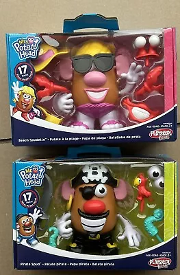 🏴‍🥔Playskool Mr & Mrs Potatoe Head Pirate Spud & Beach Spudette New In Box🥔🏴 • $34.95