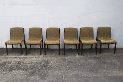 Bill Stephens For Knoll Mid Century Bentwood Dining Chairs Set Of Six 5361 • $2195