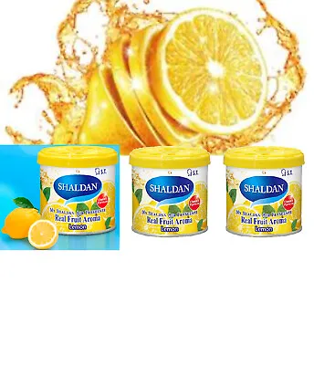 My Shaldan 3X Lemon Scent Original Gel Japanese Natural Car Air Freshener • $20.49