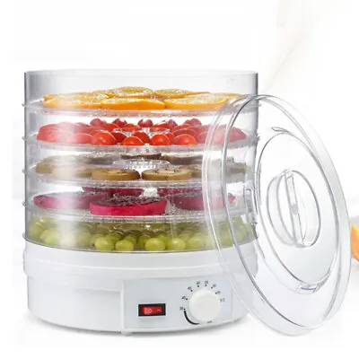 Food Dehydrator Machine W/5 Trays Fruit Meat Dryer Temperature Time Adjustable  • $39.49