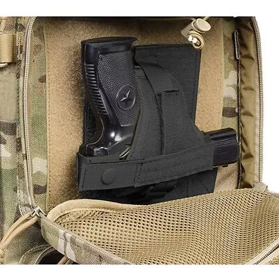 Tactical Concealed Pistol Holster Hook&Loop Mounts Car Desk Backpack Gun Holder • $16.19