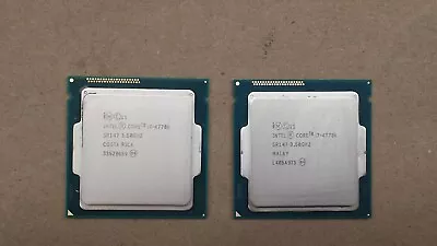 LOT OF 2 INTEL CORE I7-4770K SR147 PROCESSORS (PR213) • $100